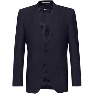 Boss Mens Flap Pocket Suit Jacket / Dark Blue